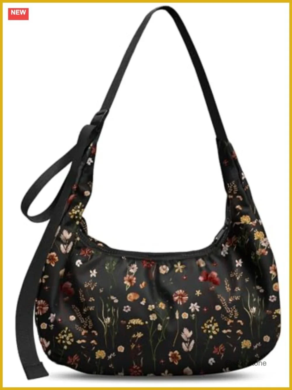 Nylon Crossbody Bag Adjustable Strap Cute Waterproof Travel Handbag